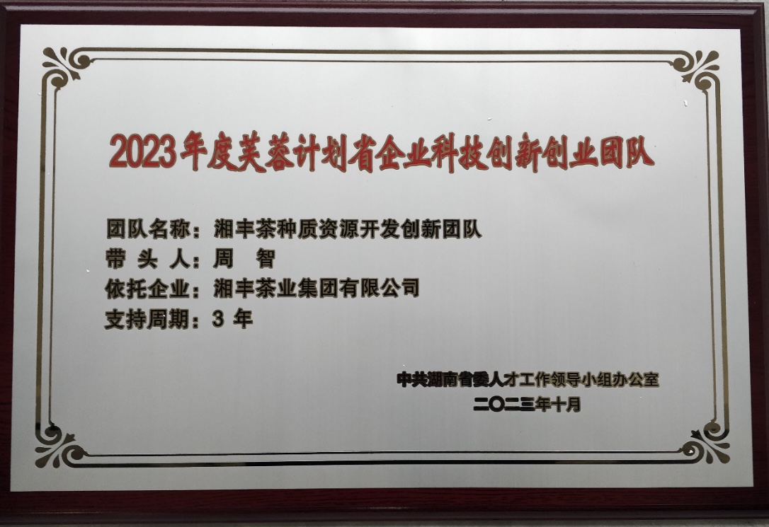 2023年度芙蓉計(jì)劃省企業(yè)科技創(chuàng)新創(chuàng)業(yè)團(tuán)隊(duì)